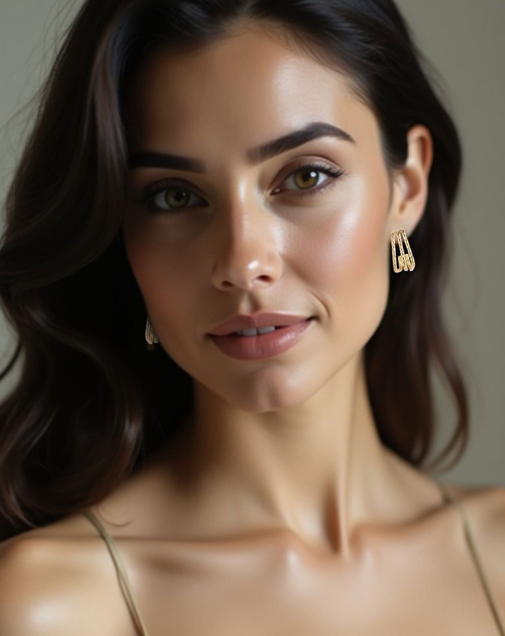 Runway Gold Hoop Earrings - MBAGH