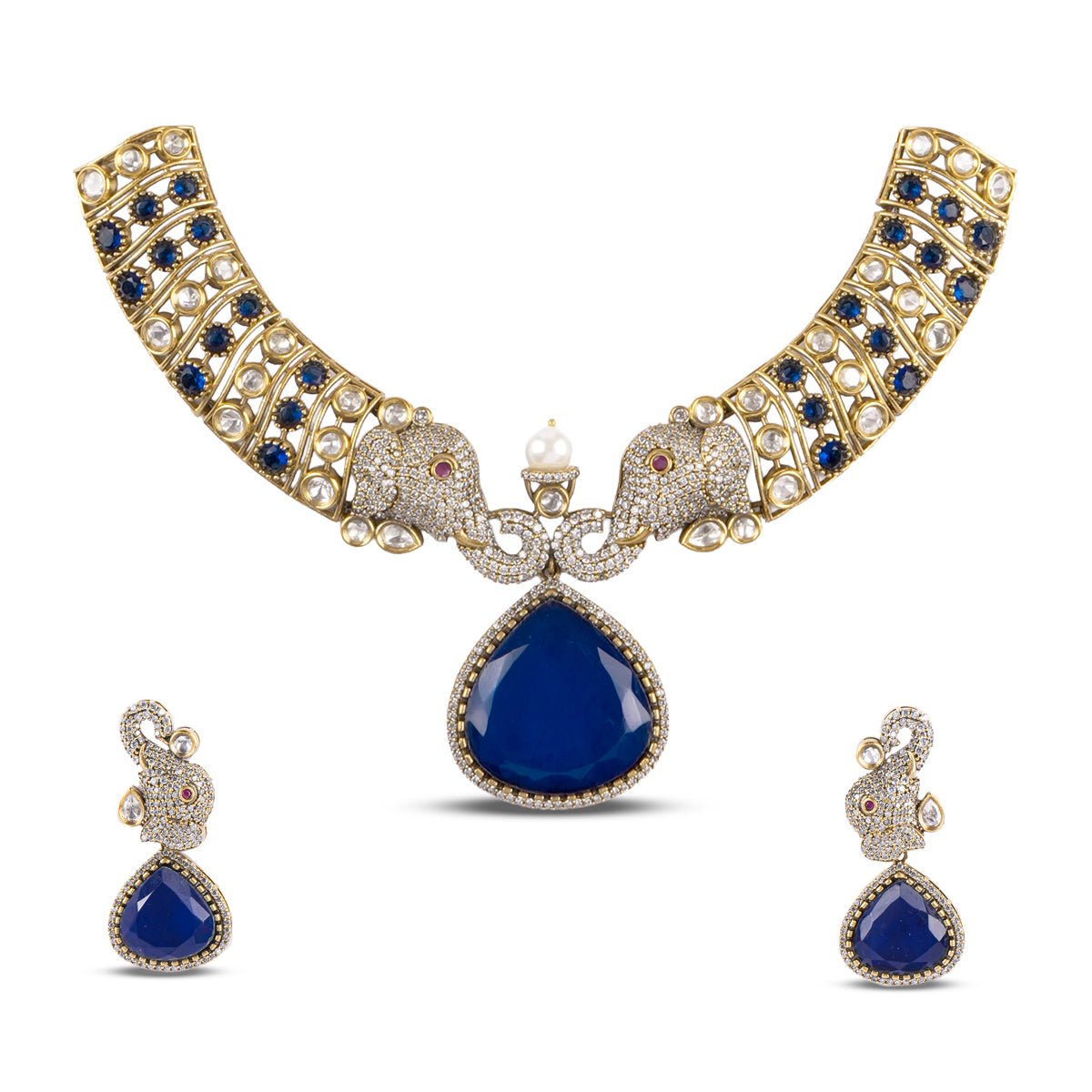 Safiye Necklace Set (Sold as a set with Earrings) - MBAGH