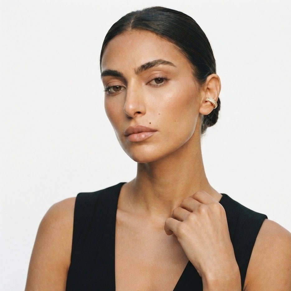 Solenne Pavé Ear Cuff - MBAGH