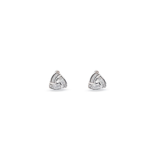 Sterling Silver Celeste Knot Earrings - MBAGH