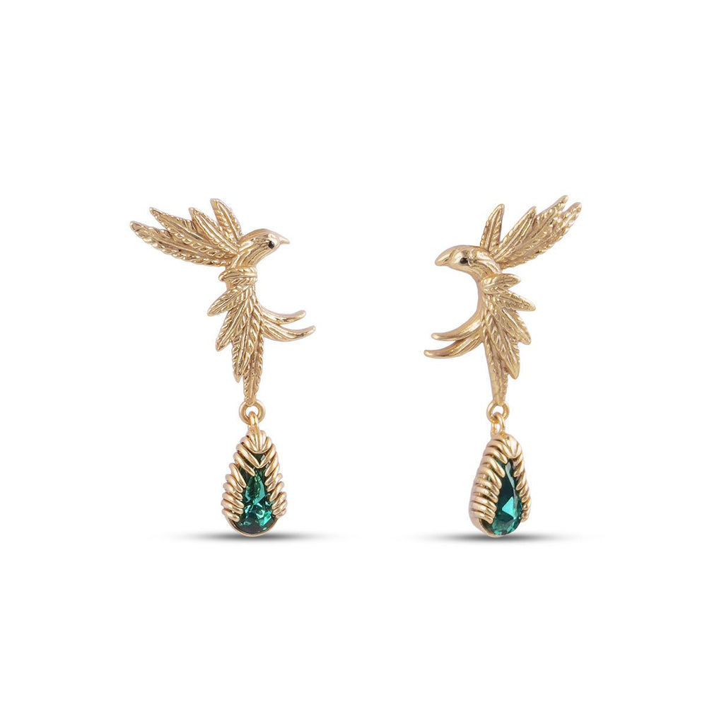 Taitu Earrings in Blue Topaz