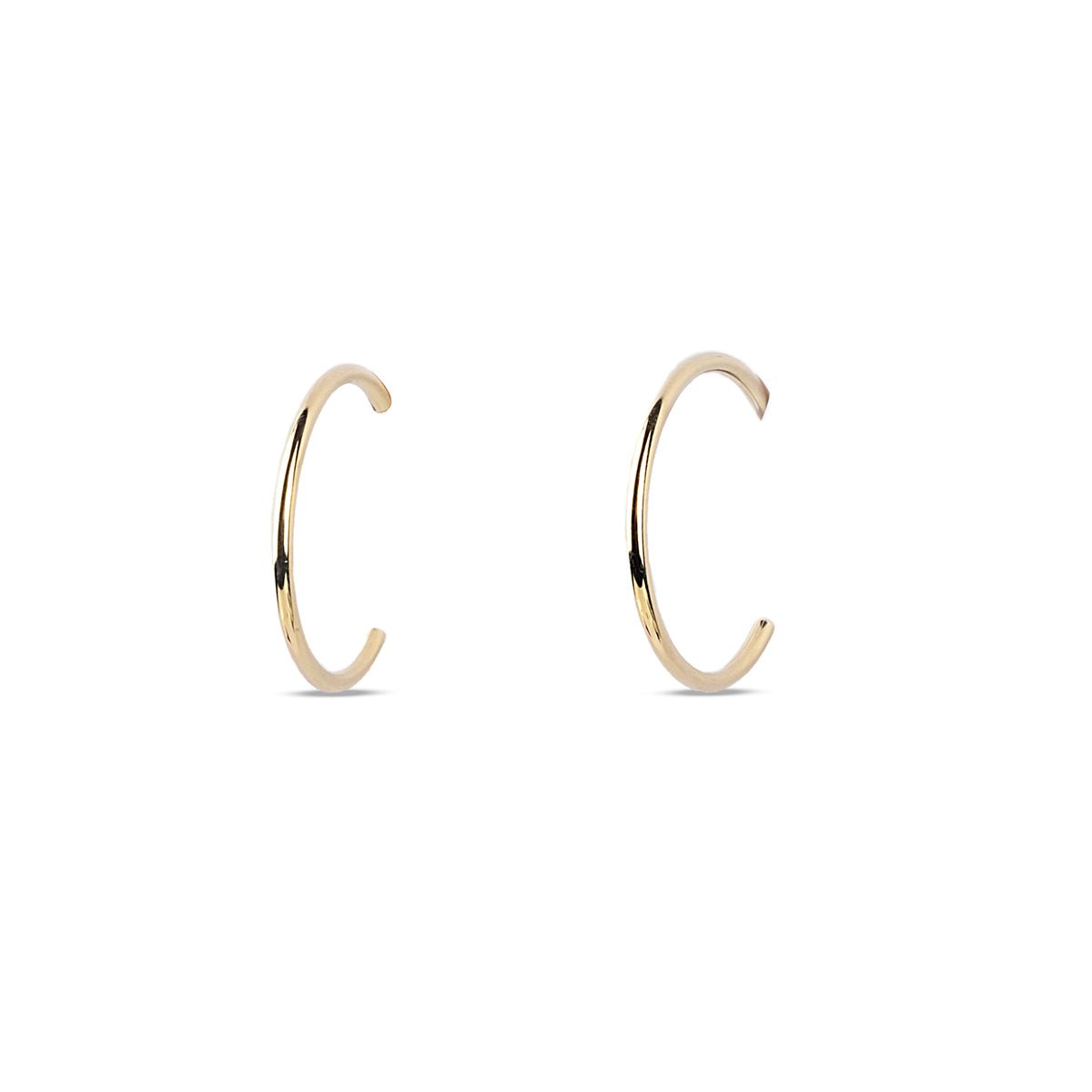 Talia 18K Gold Hoops - MBAGH