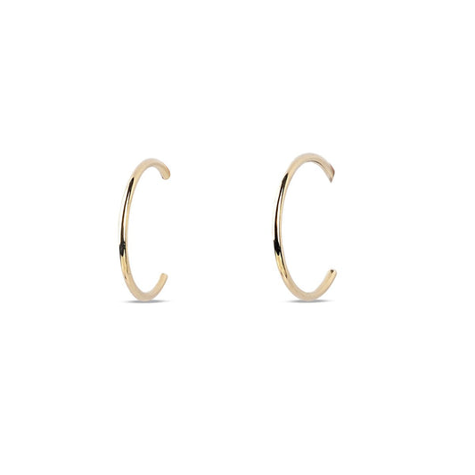 Talia 18K Gold Hoops - MBAGH