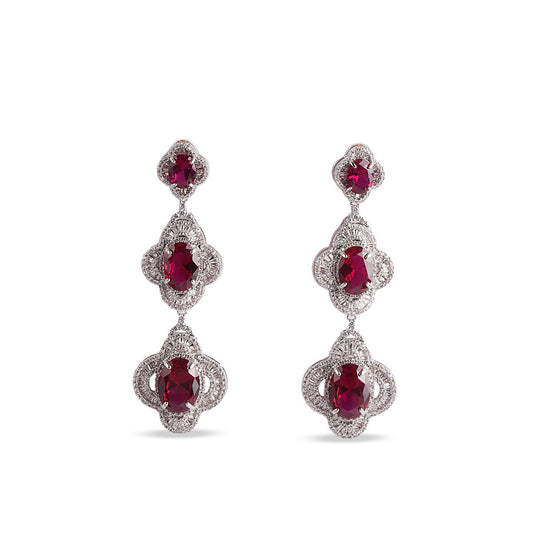 The Crimson Waters Drop Earrings - MBAGH