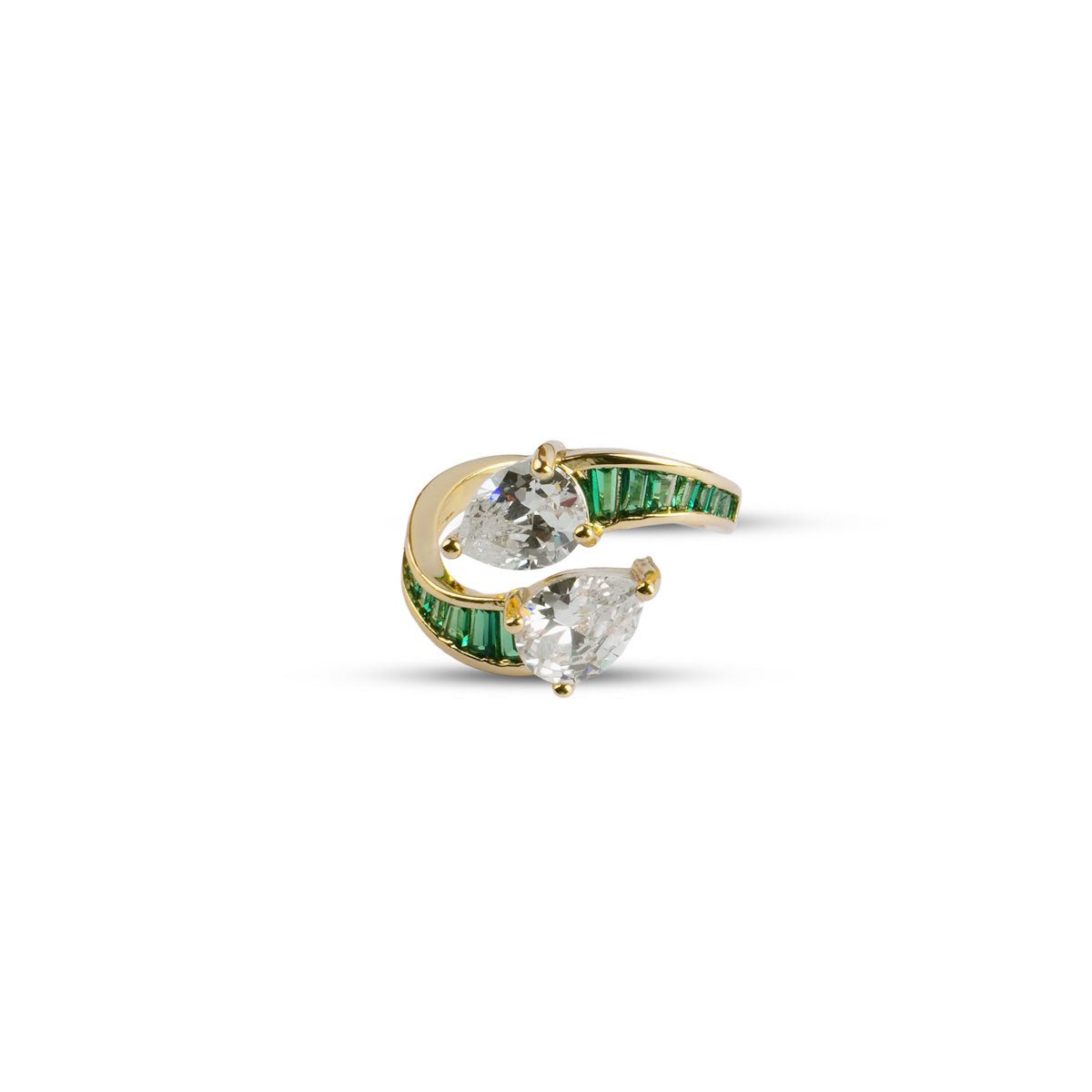 Velvet Rush Ring - Green - MBAGH